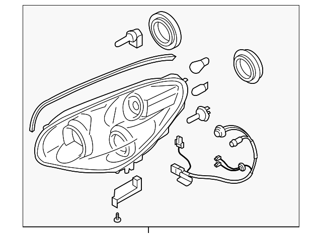2006-2007 Subaru B9 Tribeca Composite Assembly 84001XA01B