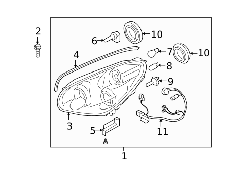 Bulbs - Chassis for 2007 Subaru B9 Tribeca #0