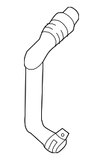 31465024 - Cooling System: Water Hose for Volvo: S60, S90, V60, V60 Cross Country, V90, V90 Cross Country, XC60, XC90 Image