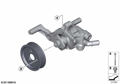 Power Steering Pump for 2018 BMW M6 #0