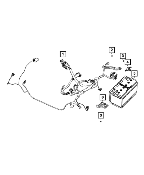 Battery, Battery Tray and Cables for 2023 Ram 1500 #9