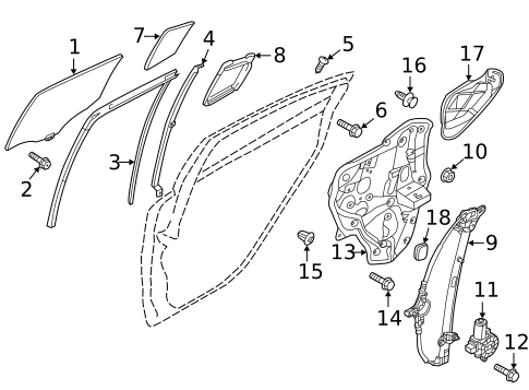 Rear Door for 2019 Mazda 6 #0