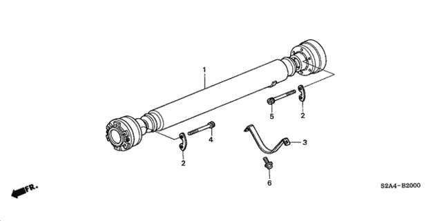 Propeller Shaft for 2007 Honda S2000 #0