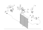 2225008972 - Radiator: Coolant Pipe for Mercedes-Benz Image