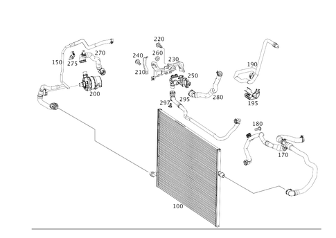 Air Pump, Water Pump and Detachable Body Components for 2016 Mercedes-Benz S65 AMG #0