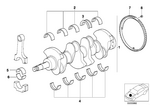 11211706850 - Engine: Bearing Shell Yellow for BMW Image