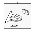 96301JK60B - Body: Mirror Assembly for Infiniti Image