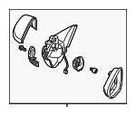 5C5857508N9B9 - Body: Mirror Housing for Volkswagen Image