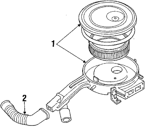 Air Inlet for 1988 Mercury Tracer #0