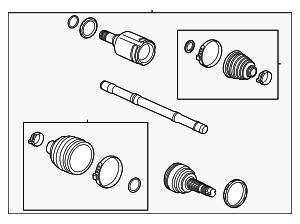 60003682 - : Part# 60003682 Front Passenger Side Half-Shaft for Buick: Encore GX Image