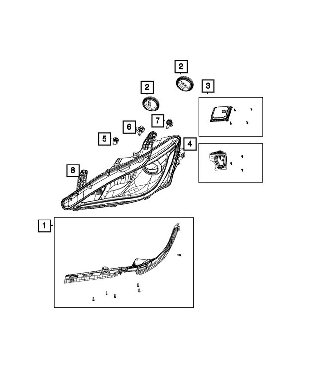 L000PWY24W - : Bulb for Mopar Image