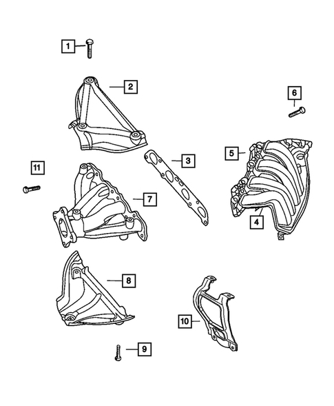 Manifolds for 2003 Chrysler PT Cruiser #0