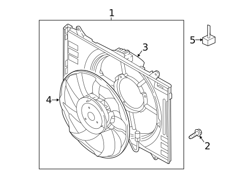 Cooling Fan for 2017 Mazda CX-9 #0