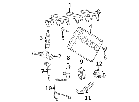 Ignition System for 2007 Jeep Grand Cherokee #0