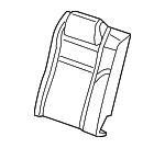 6EP80LA8AA - Body: Seat Back Cover for Dodge: Charger Image