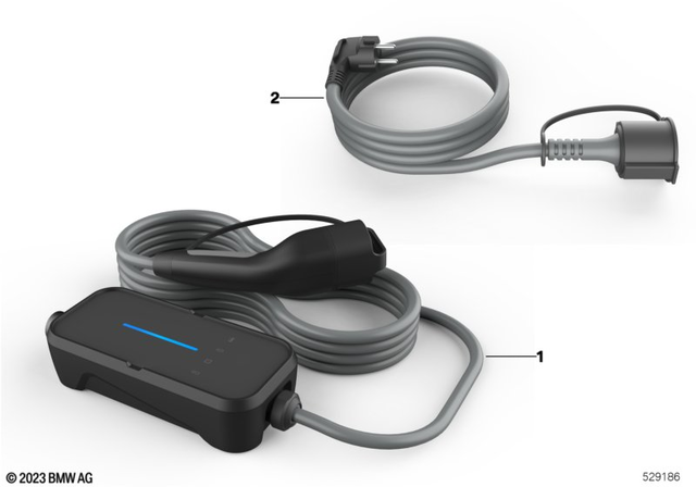 61448490525 - Maintenance &amp; Technology: Adapter, Charging Cable - Nema 14-50 for BMW-Motorrad Image