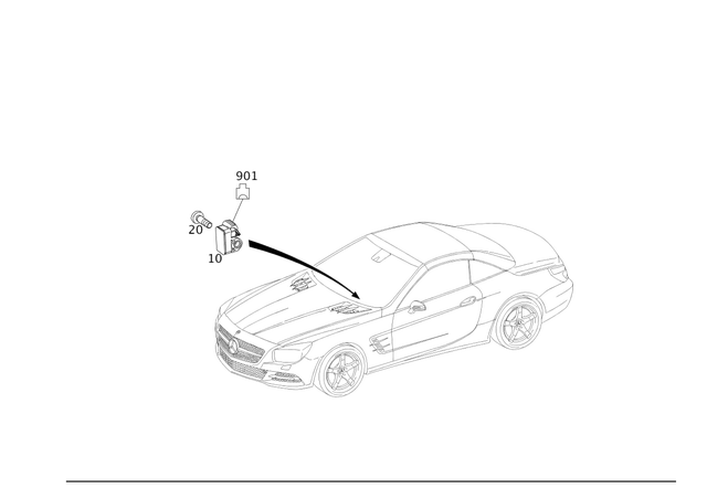 2205400681 - Electrical Equipment and Instruments: Receptacle Housing for Mercedes-Benz Image image