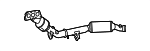 166490521464 - : Catalytic Converter for Mercedes-Benz Image