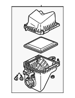 22701270 - Engine: Air Cleaner Assembly for Saturn: Vue Image