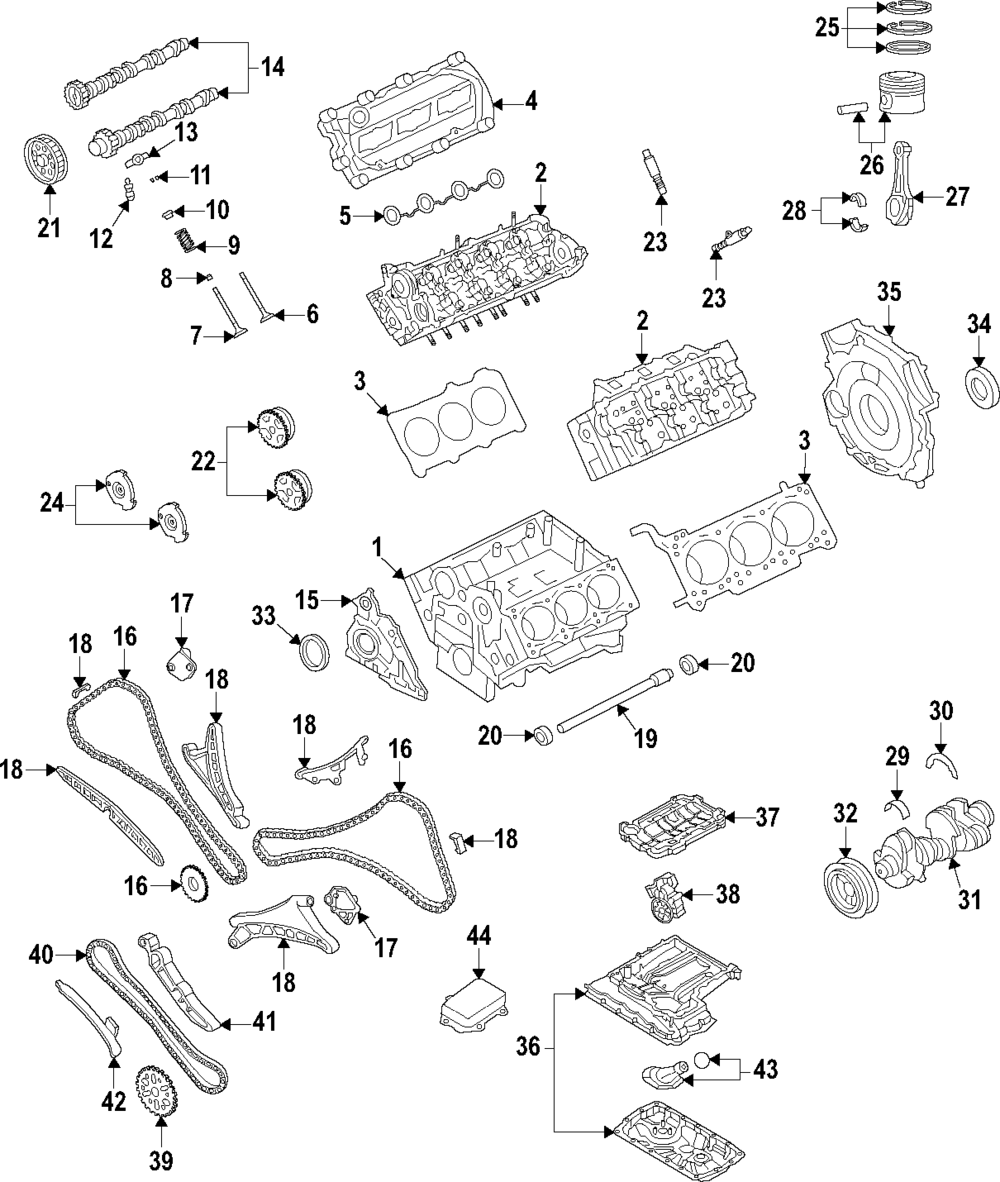 Cylinder Block - Porsche (PAC-103-011-A)