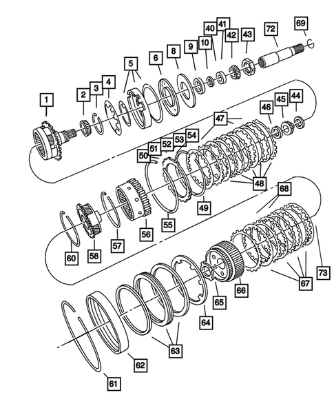Gear Train for 2007 Dodge Durango #0