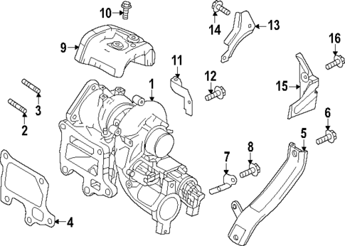 Turbocharger for 2023 Mazda CX-5 #0