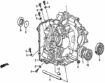 23225PA9000 - Transmission - Automatic: PLATE, OIL GUIDE for Honda Image