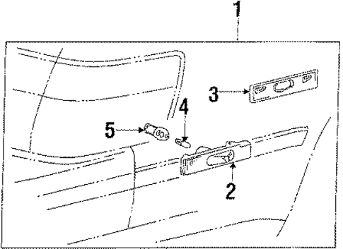 Side Marker Lamps for 1988 Toyota Celica #2