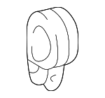 916016025201 - Steering: Pressure Hose Clamp for Mercedes-Benz Image