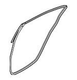 83130A7000 - Body: Door Weather-strip for Kia: Forte Image