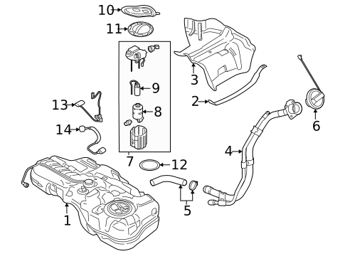 Fuel Storage for 2025 Hyundai Kona Electric #0
