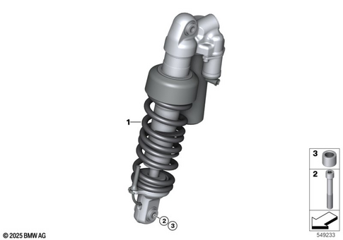 Spring Strut, Add-on Parts for 2025 BMW-Motorrad R 1300 RT #0