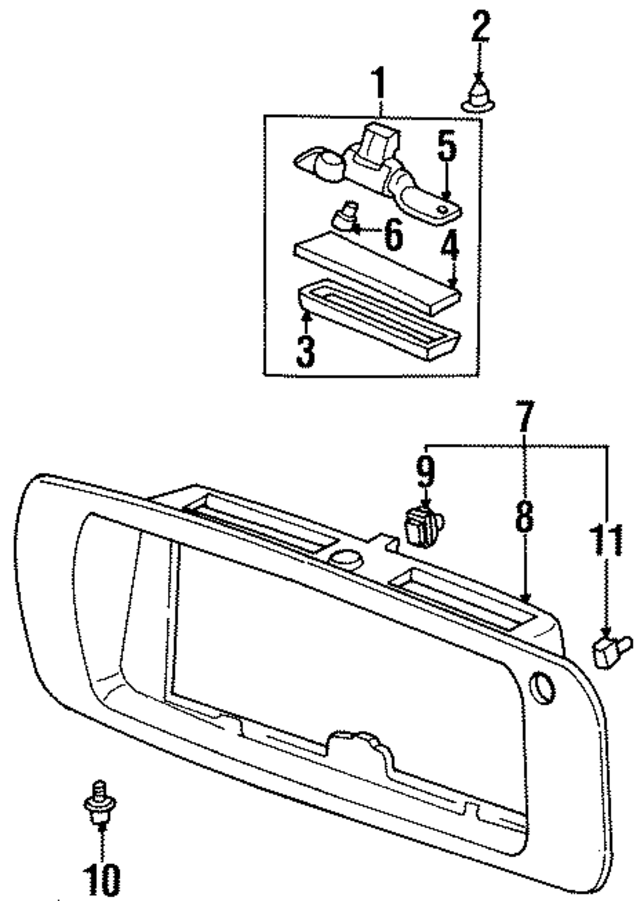34103SS0003 - : License Light Lens Gasket for Honda Image