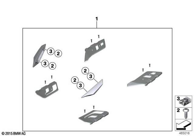 6327657966 - Protection: Fillister Head Screw - M5X20si for BMW-Motorrad Image