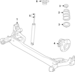 550205EE0A - Suspension: Coil Spring for Nissan: Versa Image image