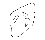 6783253040 - Body: Water Deflector for Lexus: IS F, IS250, IS350 Image