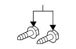 11517827 - Body: Outer Brace Bolt for GM Image