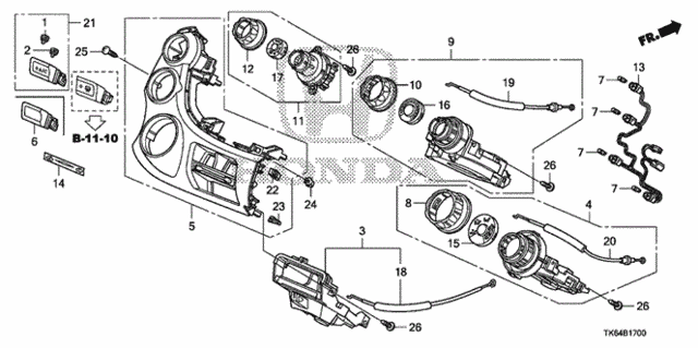 Heater Control for 2012 Honda Fit #0