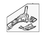 HG9Z5410463B - Body: Rail Assembly for Ford: Fusion, Police Responder Hybrid, SSV Plug-In Hybrid | Lincoln: MKZ Image