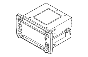 997642970AXFTC - Body: Radio Control Unit for Porsche Image
