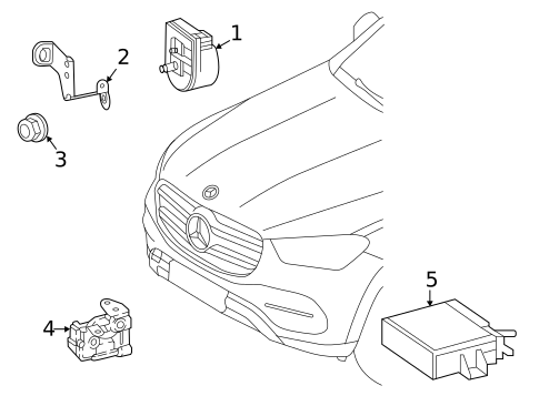 Alarm System for 2015 Mercedes-Benz C400 #0