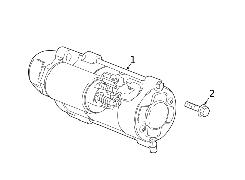 Starter for 2019 Chevrolet Equinox #1