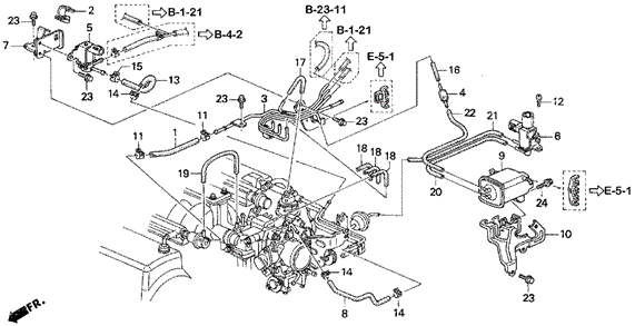 Install Pipe - Tubing (V6) for 1995 Honda Accord #0