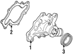 F0TZ8507A - Cooling System: Water Pump Assembly Gasket for Mercury: Mountaineer Image