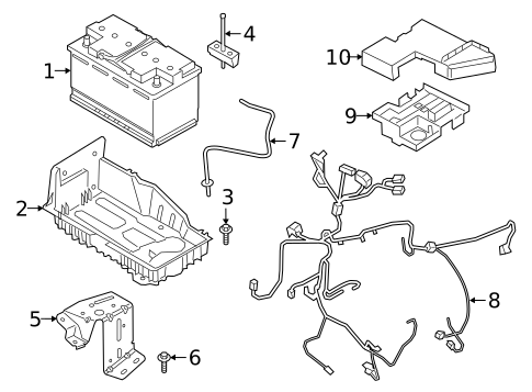 Battery for 2020 Ford Explorer #0
