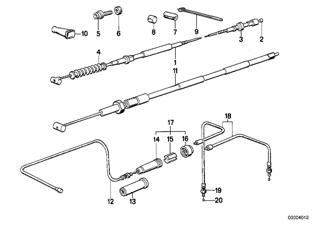 32731454583 - : Accelerator Bowden Cable for BMW-Motorrad Image