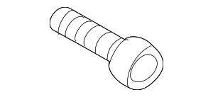 N91076601 - Cooling System: Belt Tensioner Bolt for Porsche Image