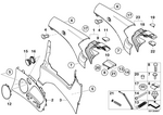 51717022378 - : Mount F Wind Deflector, Right for BMW Image