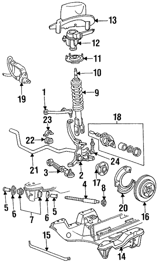 E9SZ5493B - Suspension: Stabilizer Bar Insulator for Ford Image