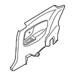 855103X500 - Body: Lower Quarter Trim for Hyundai: Elantra Coupe Image